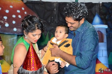 Ajay Son Dheeran 1st Birthday Celebrations 2014